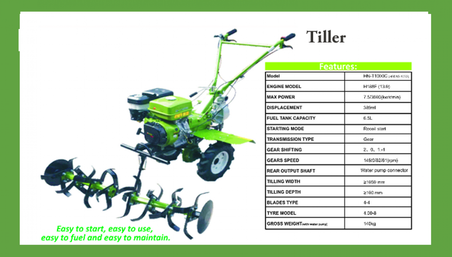 we sell affrodable Tillers
